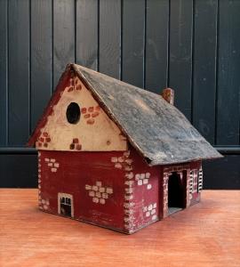 folk art birdhouse